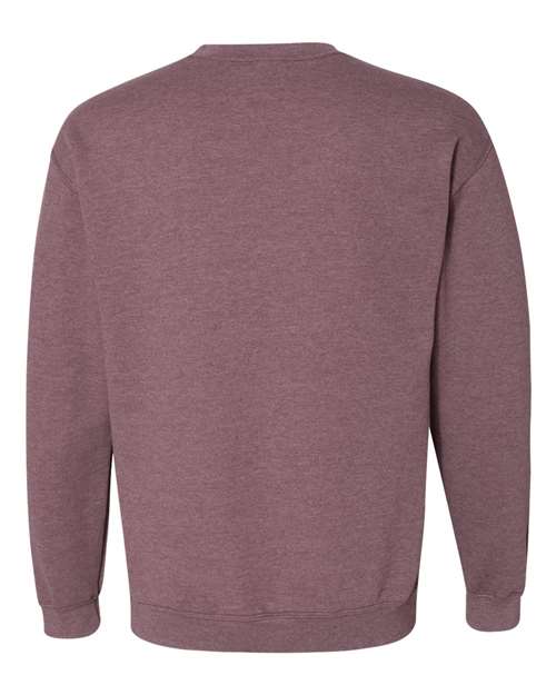 Gildan 18000 Unisex Heavy Blend™ Crewneck Sweatshirt - Heather Dark Maroon - back
