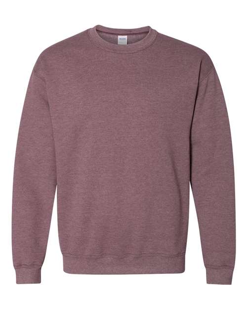 Gildan 18000 Unisex Heavy Blend™ Crewneck Sweatshirt - Heather Dark Maroon - front