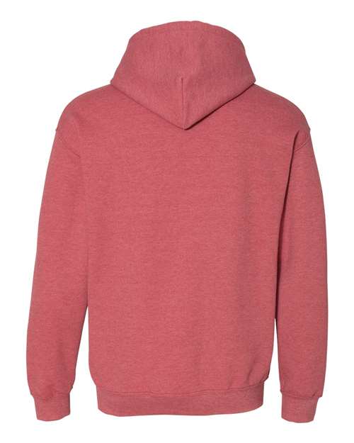 Gildan 18500 Unisex Heavy Blend™ Hooded Sweatshirt - Heather Scarlet Red - back