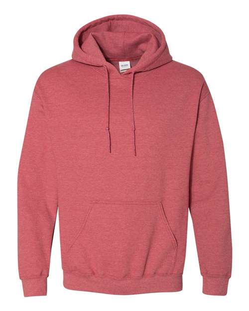 Gildan 18500 Unisex Heavy Blend™ Hooded Sweatshirt - Heather Scarlet Red - front