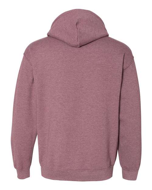 Gildan 18500 Unisex Heavy Blend™ Hooded Sweatshirt - Heather Dark Maroon - back