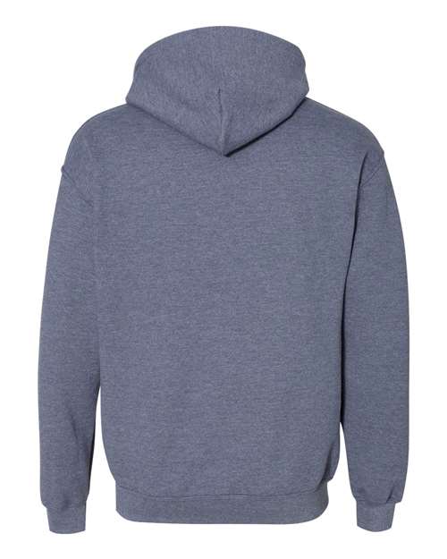 Gildan 18500 Unisex Heavy Blend™ Hooded Sweatshirt - Heather Dark Navy - back
