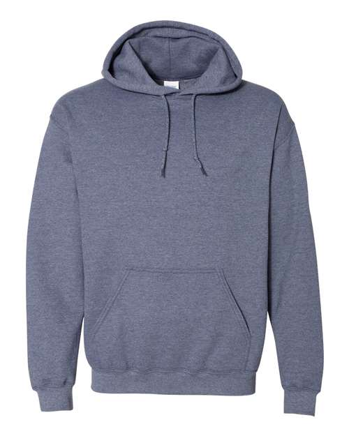 Gildan 18500 Unisex Heavy Blend™ Hooded Sweatshirt - Heather Dark Navy - front