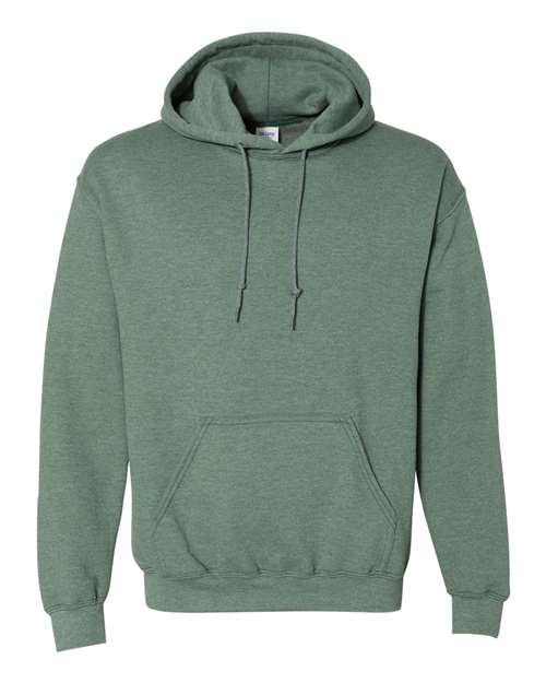 Gildan 18500 Unisex Heavy Blend™ Hooded Sweatshirt - Heather Dark Green - front