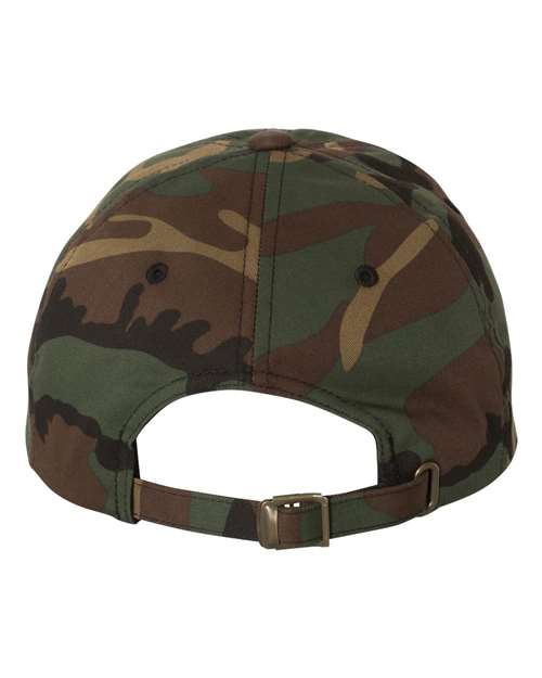 YP Classics 6245CM Classic Dad Hat - Green Camo - back