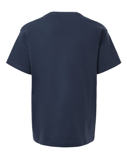 Gildan 5000B Youth Heavy Cotton™ T-Shirt - Blue Dusk - back