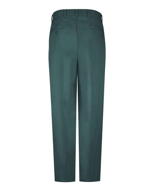 Red Kap PC20 Men's Wrinkle-Resistant Cotton Work Pants - Spruce Green - Unhemmed - back