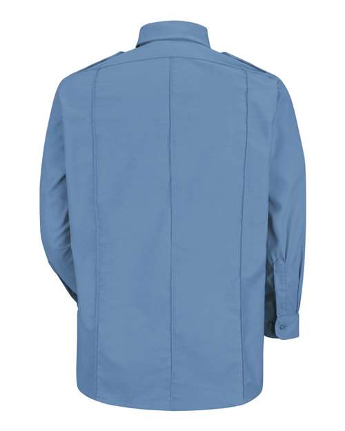 Red Kap SP36 Men's Long Sleeve Security Shirt - Medium Blue - 323 - back