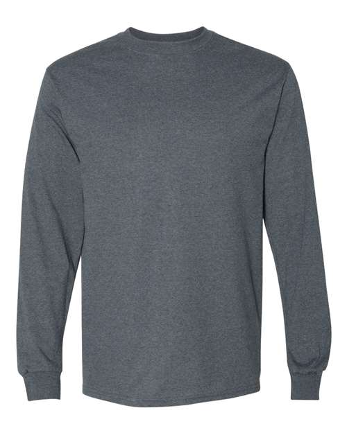 Gildan 8400 Unisex DryBlend® 50/50 Long Sleeve T-Shirt - Dark Heather - front