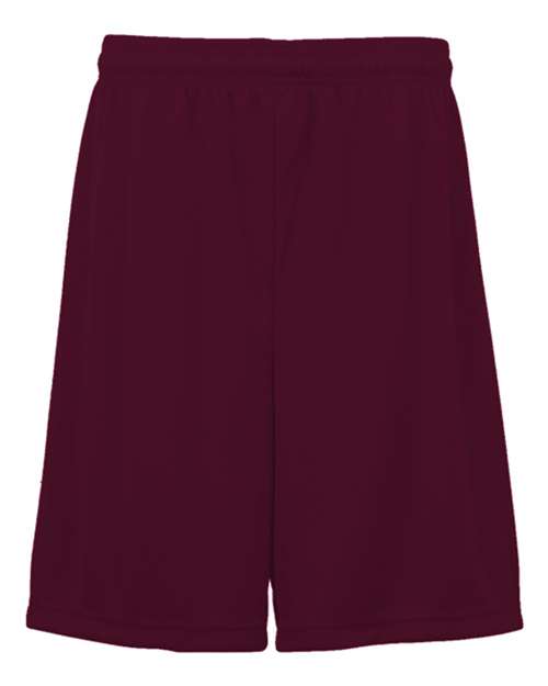 C2 Sport 5229 Youth Performance Shorts - Maroon - front