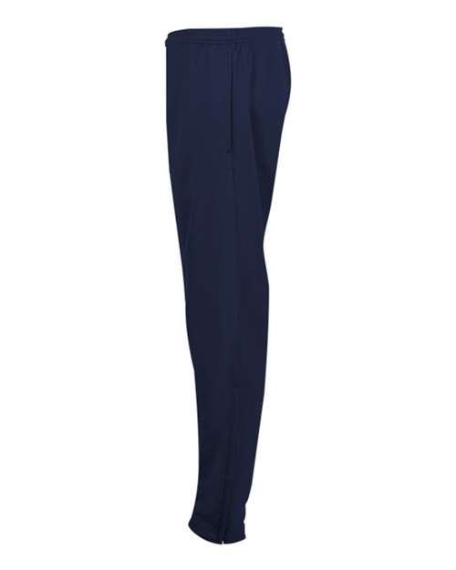 Badger 1575 Men's Unbrushed Polyester Trainer Pants - Navy - side