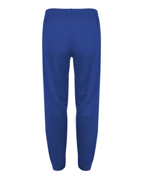 Badger 1575 Men's Unbrushed Polyester Trainer Pants - Royal - back