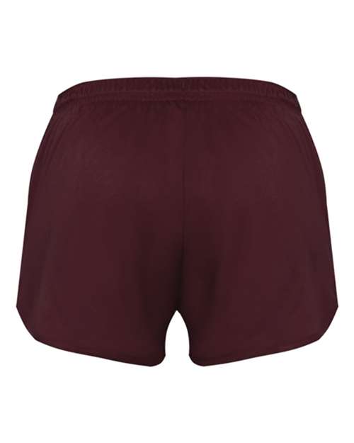 Alleson Athletic 2272 Youth B-Core Track Shorts - Maroon - back