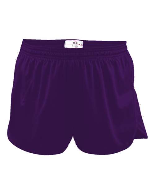 Alleson Athletic 2272 Youth B-Core Track Shorts - Purple - front
