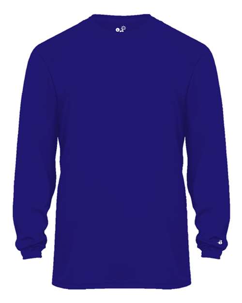 Badger 4004 Men's Ultimate SoftLock™ Long Sleeve T-Shirt - Purple - front