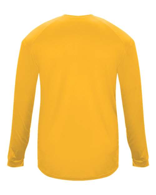 Badger 4004 Men's Ultimate SoftLock™ Long Sleeve T-Shirt - Gold - back