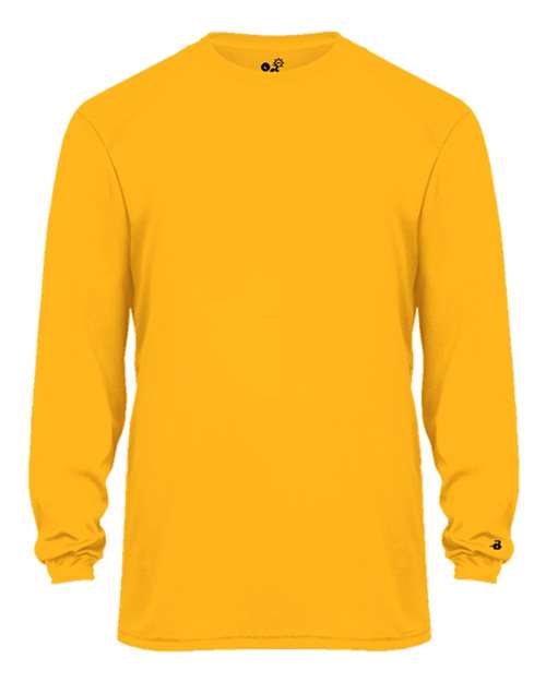 Badger 4004 Men's Ultimate SoftLock™ Long Sleeve T-Shirt - Gold - front