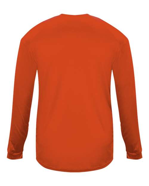 Badger 4004 Men's Ultimate SoftLock™ Long Sleeve T-Shirt - Burnt Orange - back