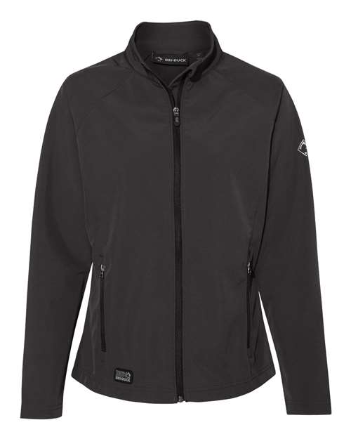 DRI DUCK 9439 Women's Contour Soft Shell Jacket - Charcoal - front