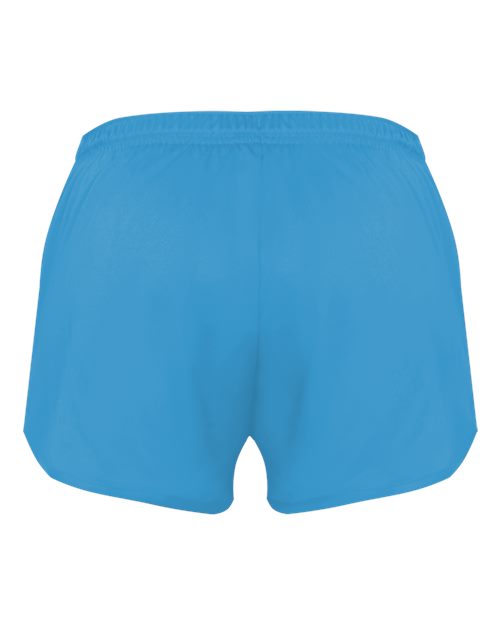 Alleson Athletic 7278 Women's B-Core Track Shorts - Columbia Blue - back