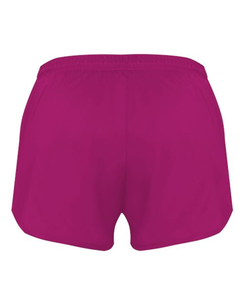 Alleson Athletic 7278 Women's B-Core Track Shorts - Hot Pink - back