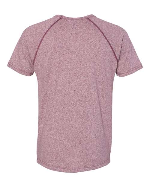 Next Level 2050 Men's Mock Twist Raglan Tee - Tech Maroon - back