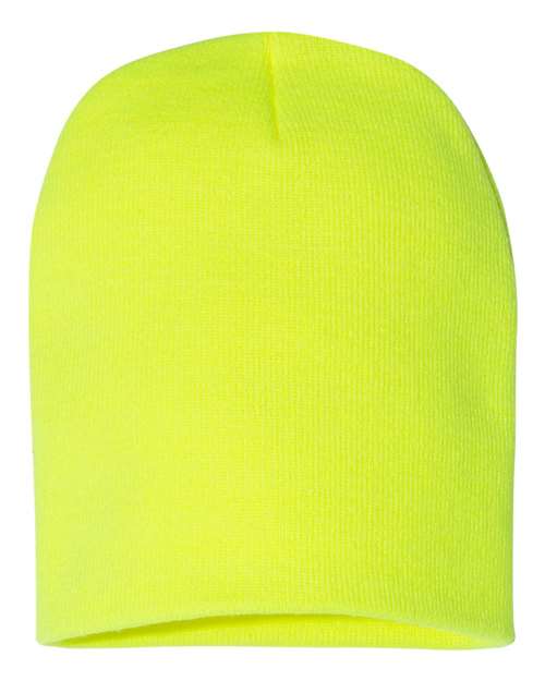 YP Classics 1500KC 8 1/2" Beanie - Safety Yellow - back
