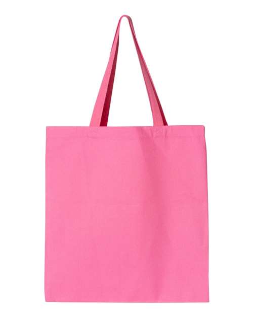 Q-Tees Q800 Promotional Tote - Azalea - back