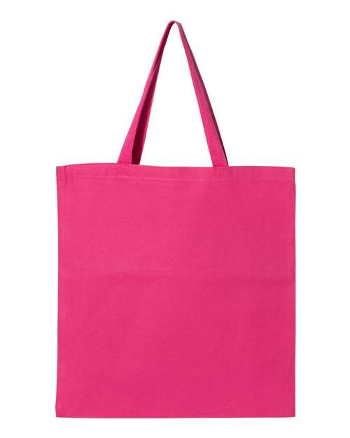 Q-Tees Q800 Promotional Tote - Hot Pink - front