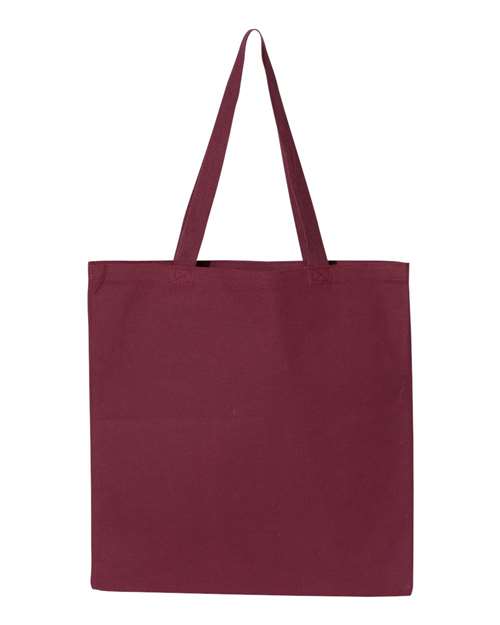 Q-Tees Q800 Promotional Tote - Maroon - front