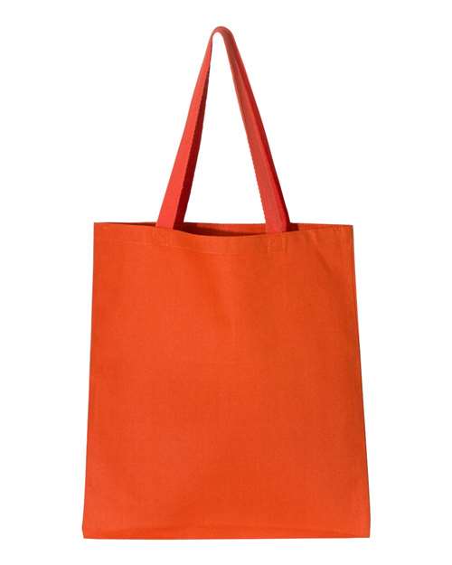 Q-Tees Q800 Promotional Tote - Orange - back