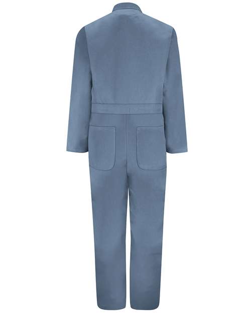 Red Kap CT10EXT Men's Extended Sizes Twill Action Back Coverall - Postman Blue - back