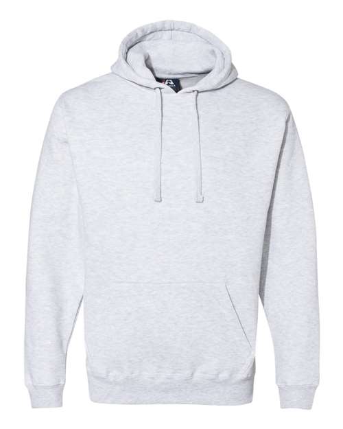 J. America 8824 Men's Premium Hooded Sweatshirt - Ash Heather - front