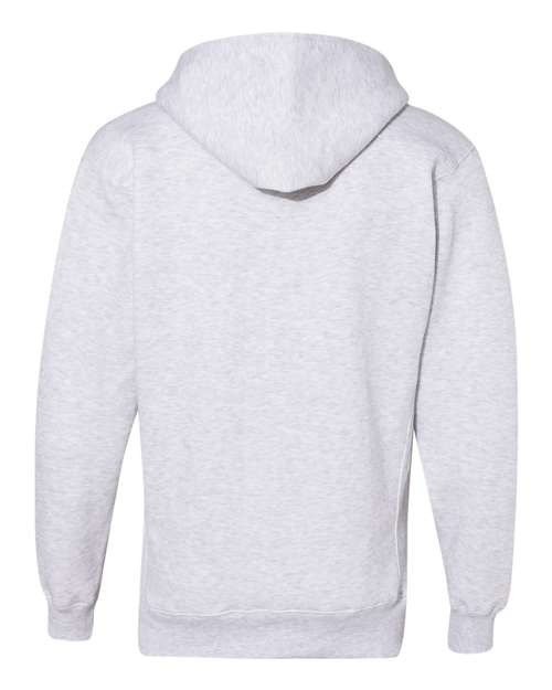 J. America 8830 Men's Sport Lace Hooded Sweatshirt - Ash Heather - back