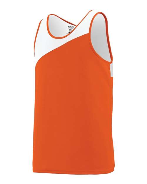 Augusta Sportswear 352 Men's Accelerate Jersey - Orange/ White - side