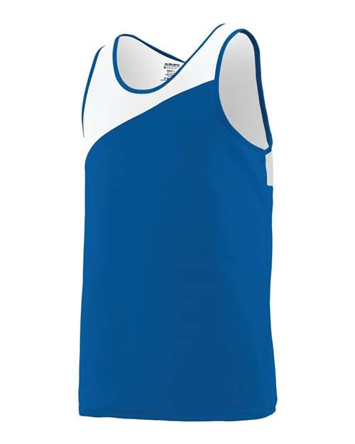 Augusta Sportswear 353 Youth Accelerate Jersey - Royal/ White - side