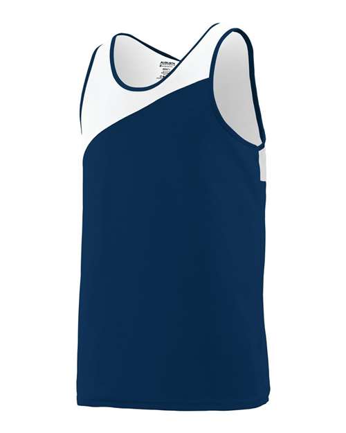 Augusta Sportswear 353 Youth Accelerate Jersey - Navy/ White - side