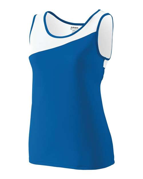Augusta Sportswear 354 Women's Accelerate Jersey - Royal/ White - side
