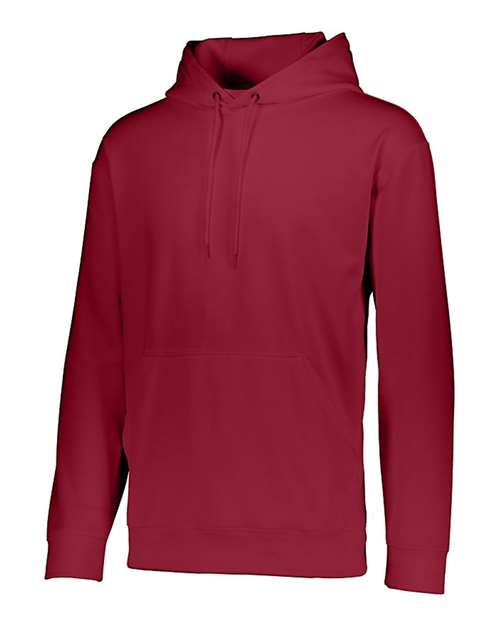 Augusta Sportswear 5505 Men's Wicking Fleece Hooded Sweatshirt - Cardinal - side