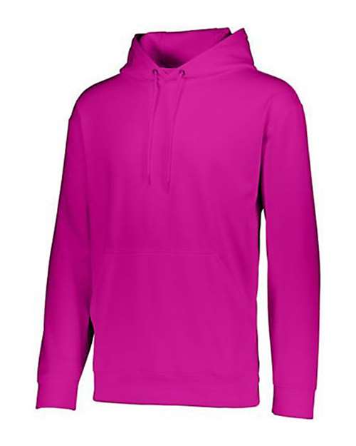Augusta Sportswear 5505 Men's Wicking Fleece Hooded Sweatshirt - Power Pink - side