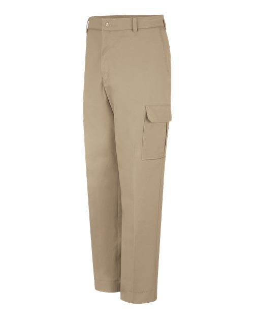 Red Kap PT88 Men's Industrial Cargo Pants - Khaki - 36 Unhemmed - front