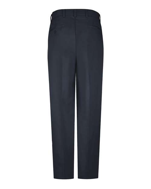 Red Kap PC20 Men's Wrinkle-Resistant Cotton Work Pants - Dark Navy - Unhemmed - back