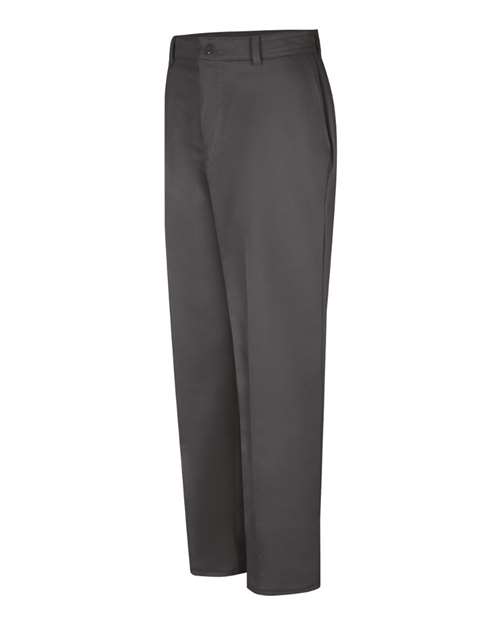 Red Kap PC20 Men's Wrinkle-Resistant Cotton Work Pants - Charcoal - Unhemmed - side
