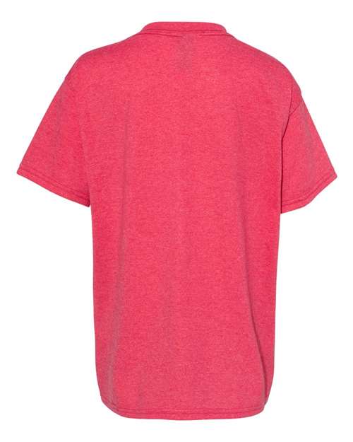 Gildan 5000B Youth Heavy Cotton™ T-Shirt - Heather Red - back