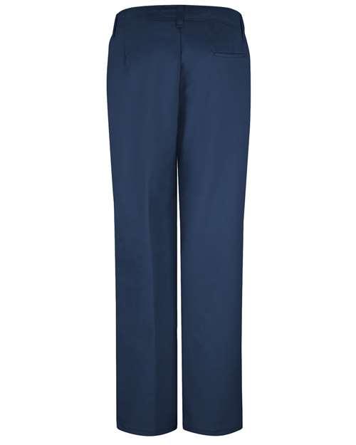 Red Kap PZ33 Women's Work N Motion Pants - Navy - Unhemmed - back
