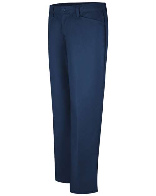 Red Kap PZ33 Women's Work N Motion Pants - Navy - Unhemmed - front