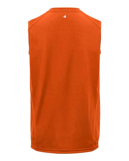 Badger 2130 Youth B-Core Sleeveless T-Shirt - Burnt Orange - back