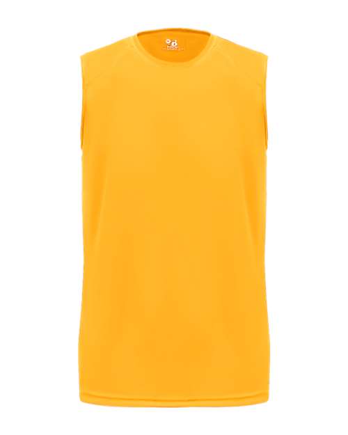Badger 2130 Youth B-Core Sleeveless T-Shirt - Gold - front