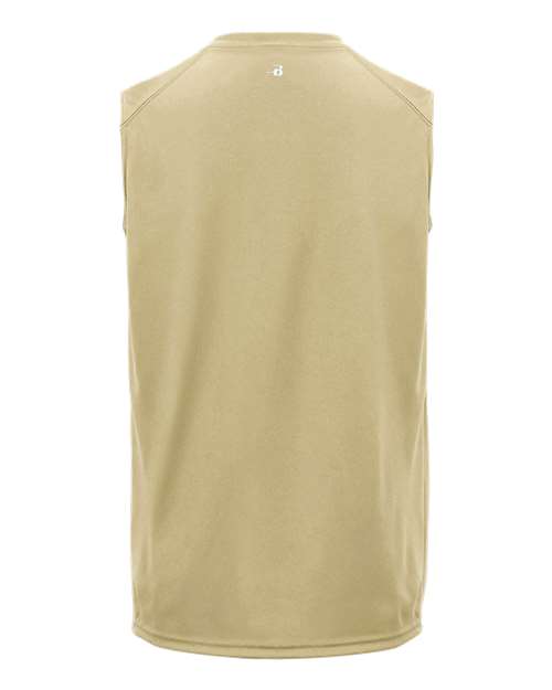 Badger 2130 Youth B-Core Sleeveless T-Shirt - Vegas Gold - back