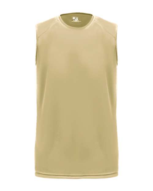 Badger 2130 Youth B-Core Sleeveless T-Shirt - Vegas Gold - front